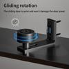 Barn Door Track Roller System Easy Installation Carbon Steel Base Door Guide AntiWobble Design Matte Black Finish