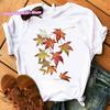 Mode Kanada Maple Leaf Flagge Druck Frauen T Shirt Kurzarm Harajuku O Neck Lose Frauen T-shirt Damen T Shirt tops