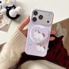 Rubber Fruit Ins Gentle Girl Graffiti Gloves Pony Magnetic Case for iPhone17pro Mobile Phone Case Apple 16promax Matte Film Case 15 Anti-drop