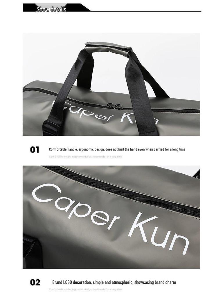 Men's Trendy Fitness Bag: Wet/Dry Separation, Large-Capacity, Handheld Sports & Travel Bag