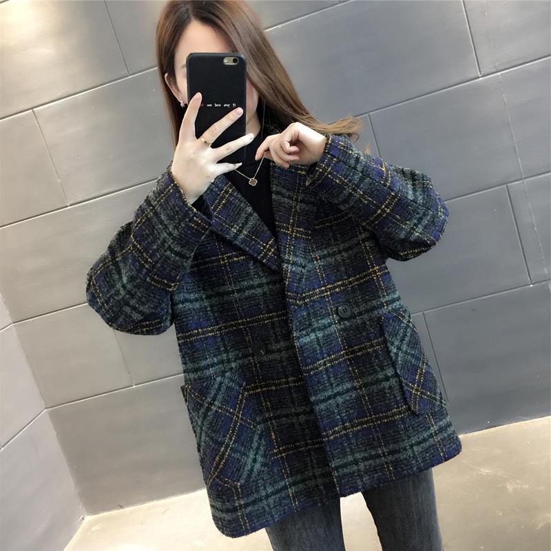 thick plaid jacket