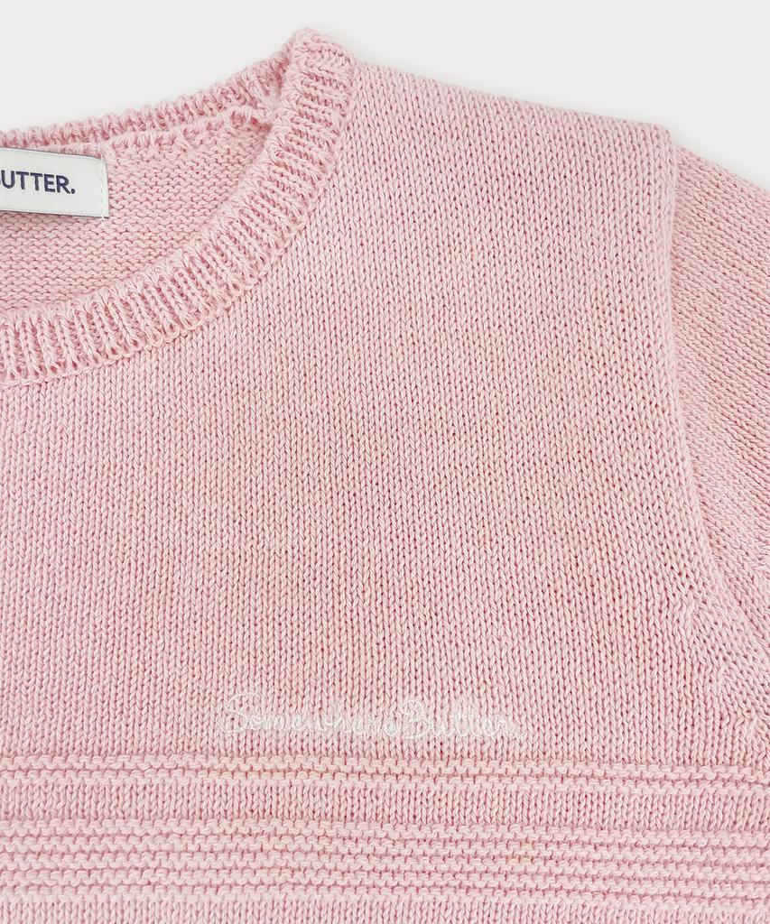 Sseomweeobeoteo Coty Half Knit - Pink
