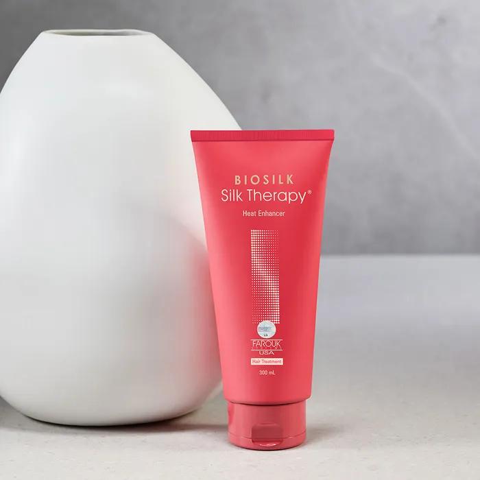 Silk Therapy_Heat Enhancer Treatment 300ML + Heat Enhancer Shampoo 100ml