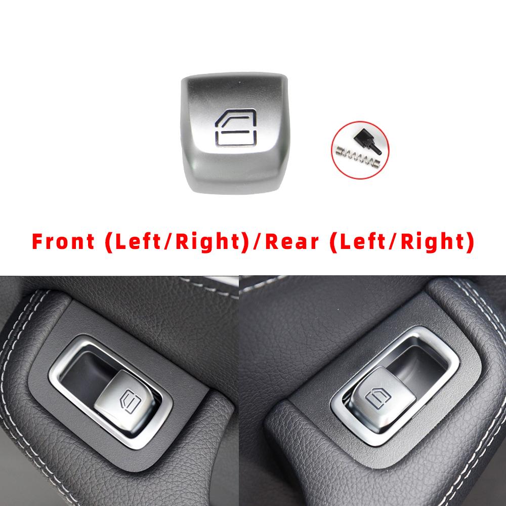 Car Window Switch Button Cover Vehicle Door Glass Control Switch Key Cap For Mercedes Benz W213 W238 W257 E CLS Class