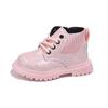 New Autumn Children's Shoes - Kids' Martin Boots, Mid/Little Children's Short Boots, Waterproof, Fashionable Patent Leather Boots for Boys and Girls