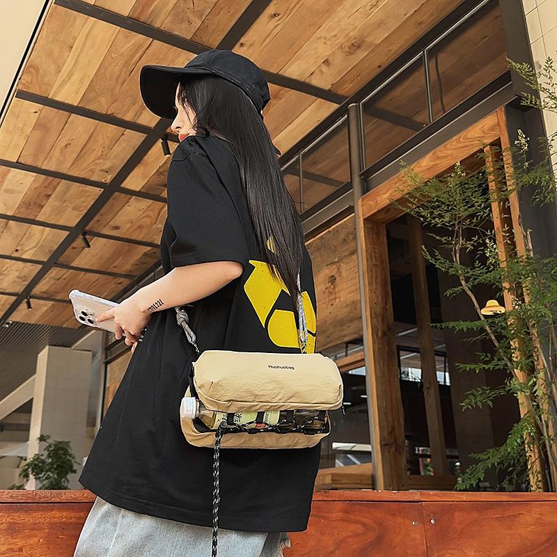 Small Square Bag 2025 New Flow Fashion Simple Shoulder Bag Men's and Women's Leisure Sports Messenger Bag