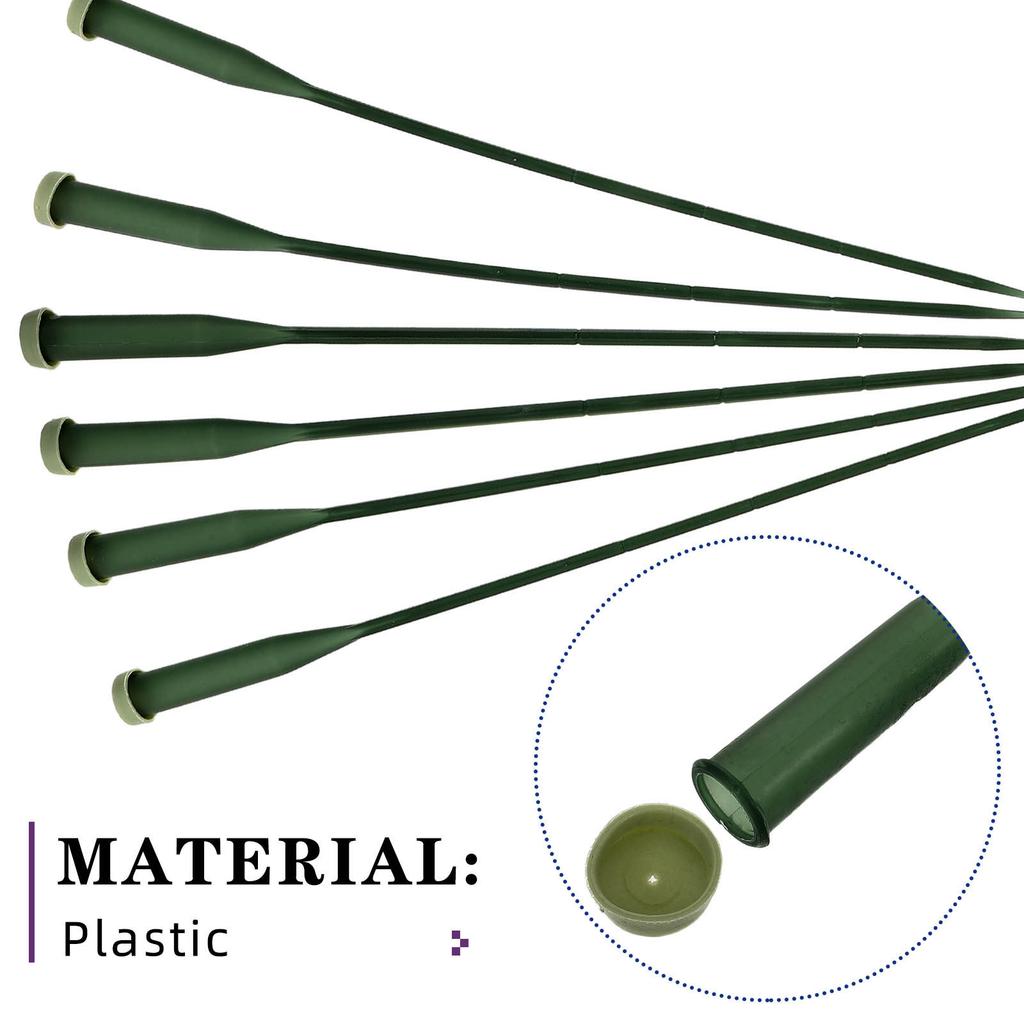 25Pcs Flower Water Tubes Plastic Floral Stem Holders Caps for Fresh Flowers Orchid Rose Arrangements Flower Water Tubes