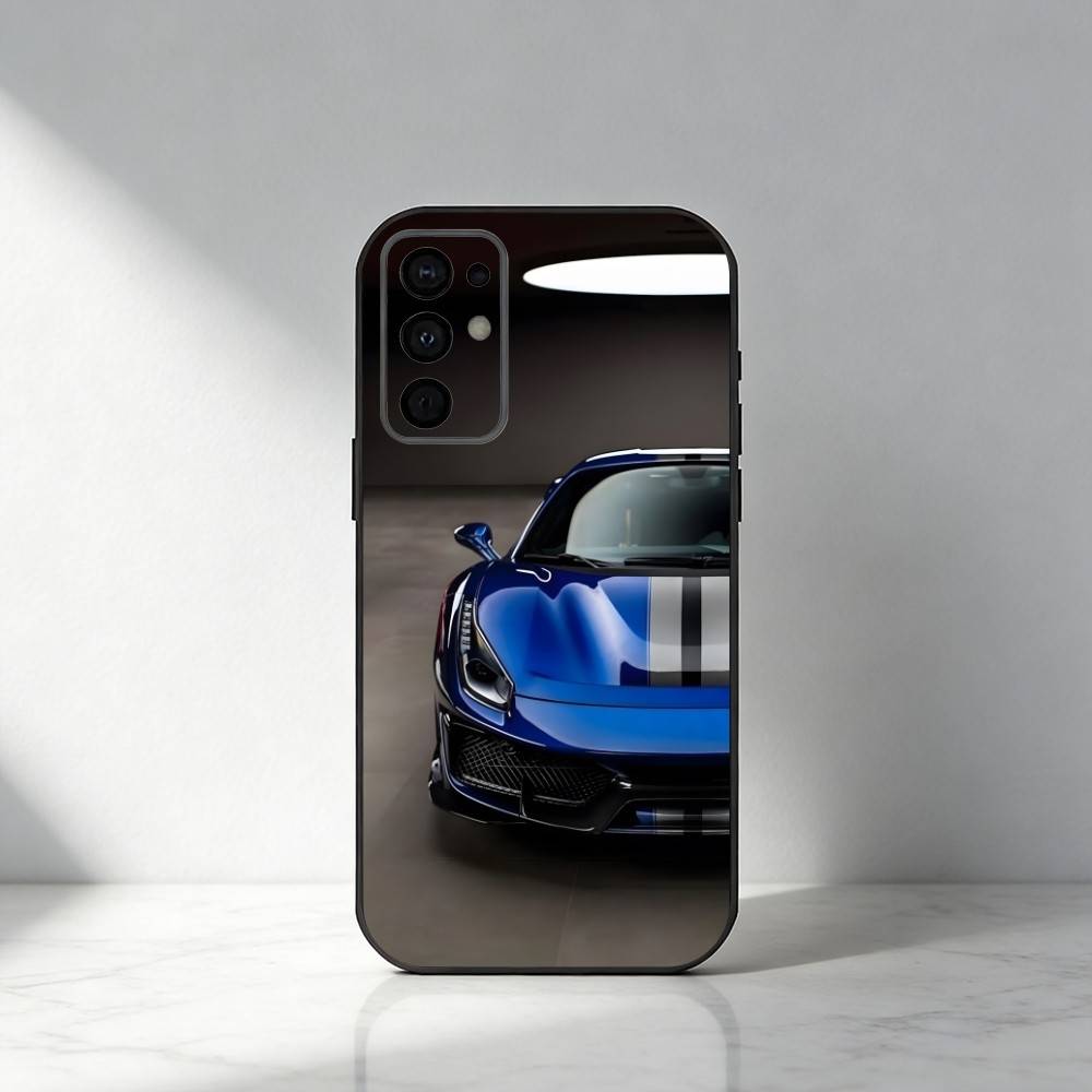 COOL-Cars Fa 488 Phone Case For Samsung S25,S24,S21,S22,S23,S30,Ultra,S20,Plus,Fe,Note,5G Black Cover Samsung S22ULTRA5G