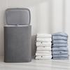 2026 Collapsible Dirty Clothes Basket Hamper Separation Basket with Lid & Removable Laundry Bag