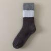Sleeping Floor Plush Socks Thicken Warm Mid Tube Socks Women Coral Fleece Socks  For Female Men