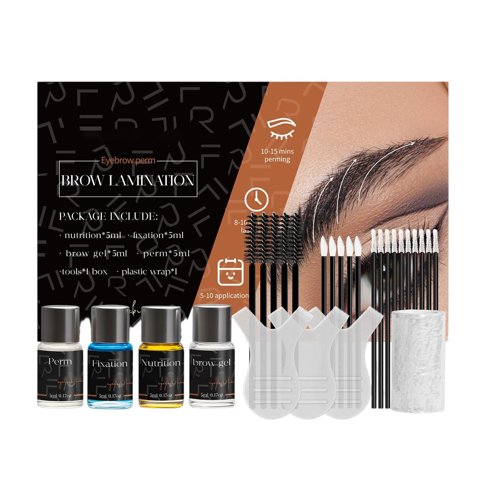 

Keratin Eyebrow Perming Wild Eyebrow Long-lasting Shaping Eyebrow Perming Set, New Cold Eyebrow Perming Style,20ML One Size чёрный