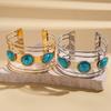 Acrylic geometric round multi-layer open bracelet ethnic style fashion jewelry