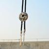 Korean Men's Gem Inlaid Bolo Tie Necklace and Shirt Ornament