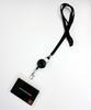 Cord Reel with Neck Name Tag Business Card ID Card Clip, Strap, & Holder, Case, FP-33 (10 Pieces)