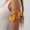 Exquisite Open Arm Bangle Egg Flower Armband Fairy Armlet  Hand Jewelry