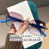 Mode Dames Leesbril Anti- Blauw Licht PC Oogbril Vrouwen Luxe Design Dubbelkleurige Monturen Presbyopie Bril