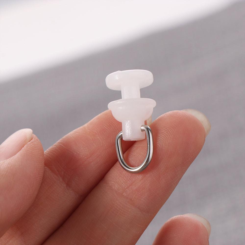 50 Stück Kunststoff Vorhangschienen Gleiter Schiene Stark und Robust Vorhanghaken Rollen Raumvorhänge