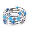 JYL TS Bracelet Women's  Wire Wrapped Design Offers Grace & Flexibility