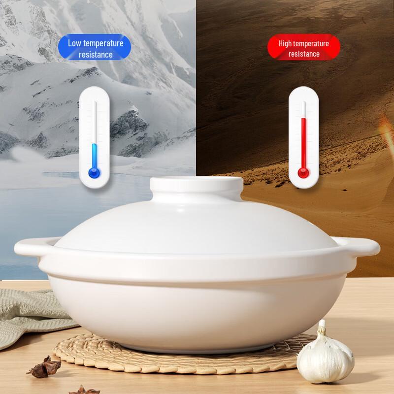 Wuhe 1.7L Ceramic Casserole Pot with Lid