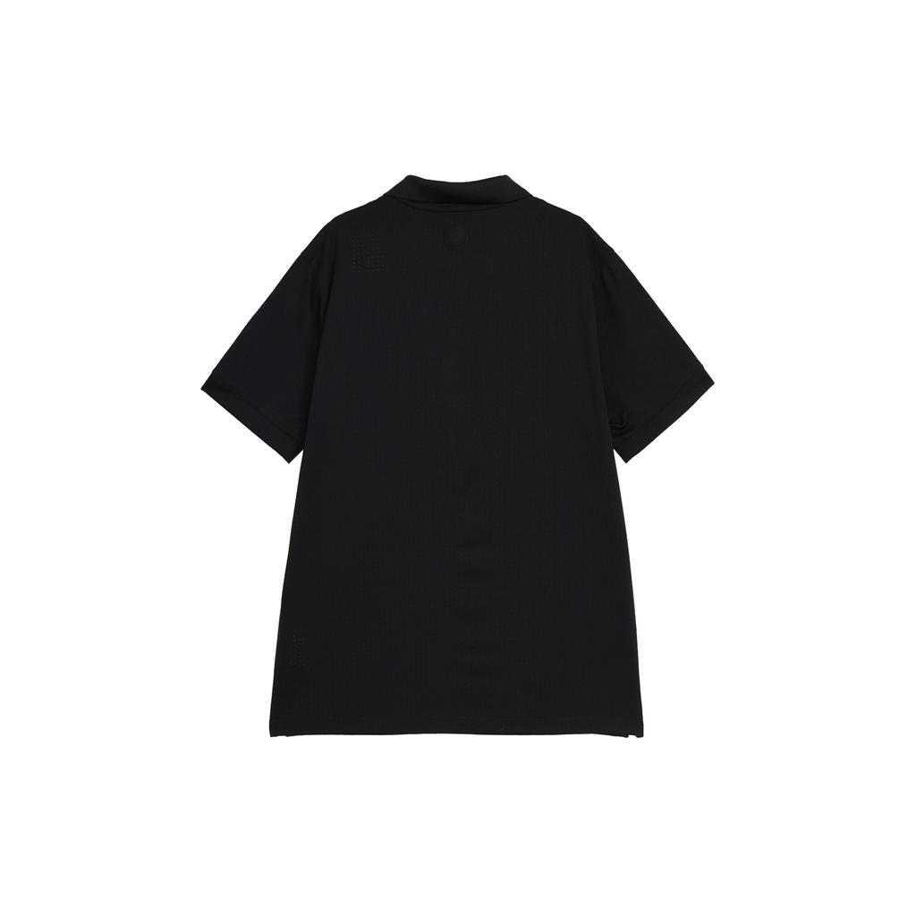 Nike Solid Color Breathable Short Sleeve Polo Shirt Men Tops Black FB5297-010