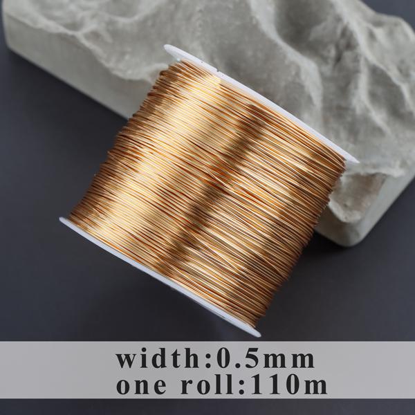 M997 Jewelry Accessories,pass REACH,nickel Free,copper Wire,18k Gold Plated,never Fade,one Roll/lot