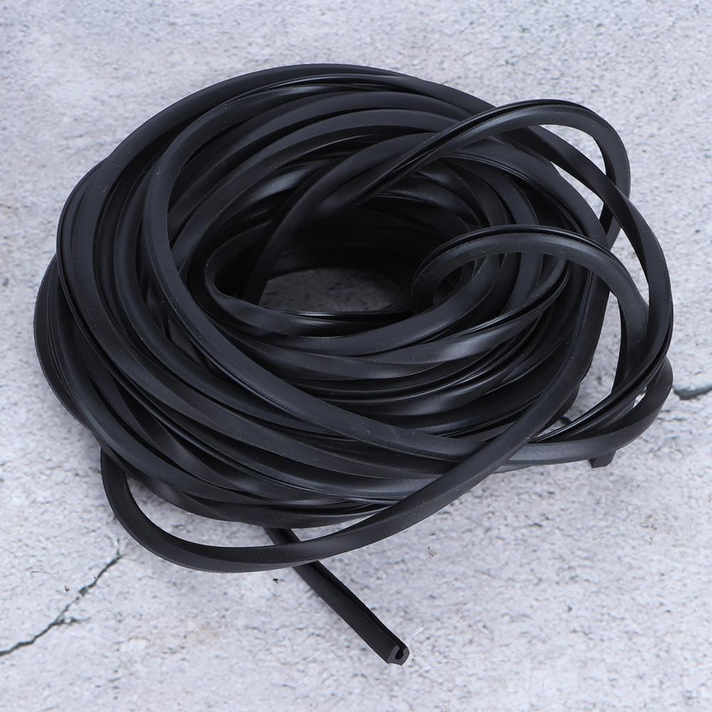 Schwarzes Gewächshaus-Gummistreifenkabel, Gewächshauszubehör, Zubehör für die Glasversiegelung, 10 m