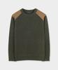 BROOKS BROTHERS [Heritage] Patch Pullover Sweater (Khaki) (Bbwrmhf412)