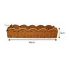Cesta Tejida de Mimbre Ligera Mimbre de Imitación Cesta de Almacenamiento Práctica Decoración del Hogar