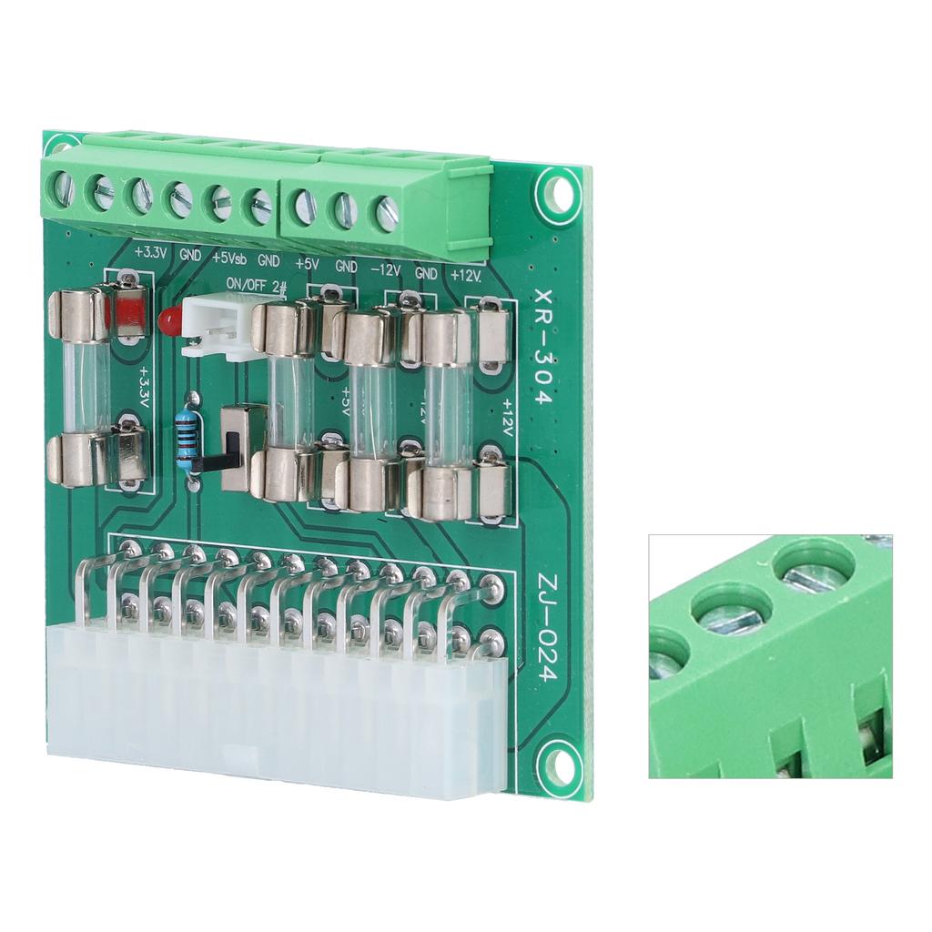ATX Power Board Computer Chassis Transfer   Wiring Module with 20Pin 24Pin Input Interface