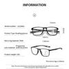 Multifocal Progressive Reading Glasses TR90 Frame for Man Woman Anti Blue Light Sports Eyeglasses Ultralight Bifocal Presbyopia