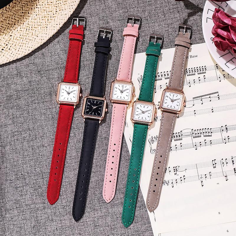 Women's Square Fashion Luminous Small Student Watch