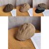 Japanese Coffee Checkered Newsboy Cap For Women With Breathable Wool Fabric For Autumn And Winter Fashion