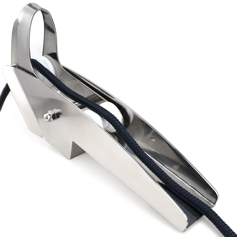 HANSE MARINE Boat Parts Stainless Steel Selflauching Anchor Bow Roller Mirror Polished for Marine Boat Yacht