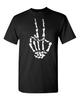 Skeleton Peace Sign Halloween Men's Tee Shirt 1678
