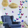 Ls13539 Laser Bunter Tier Schmetterling Wandaufkleber, Verschiedene Blickwinkel, Verschiedene Muster Und Farben