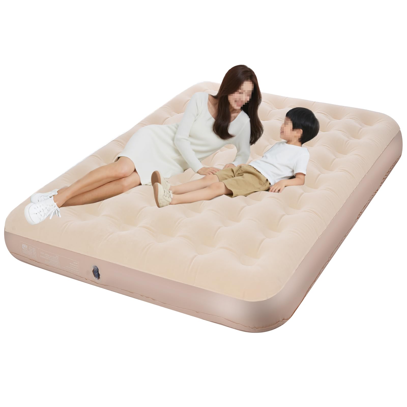 

zmayastar Air Air Air Pump Simple Air Dedicated Car Sleeping Air Load Capacity Nap Disaster Manual Inflation Bed, Mattress, Included, Bed, Bed, Pump, бежевый