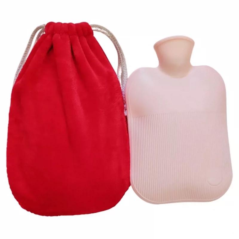Hot Water Bag Water Injection Thickened Explosion-Proof Warm Hands Warm Feet Hot Compress Belly Warming Irrigation Hand Warmer Student Plush Warm