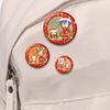 32/44/58mm Hatsune Miku Cartoon Figure Brooches Cosplay  Exquisit Badge for Collar Backpack Hat Accessory Handmade Enamel Pins Decoration