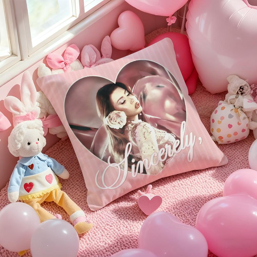

K-Kali U-Uchis Album Cover Cushion Cover Pattern Printed Pillowcase for Living Room Sofa Cushion Cover & Bedroom Decor 12x12Inch