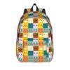 Cute Anime Cartoon Teenage Backpack Lightweight High School Work Pokemoned Daypack for Men Women Laptop Canvas Bags