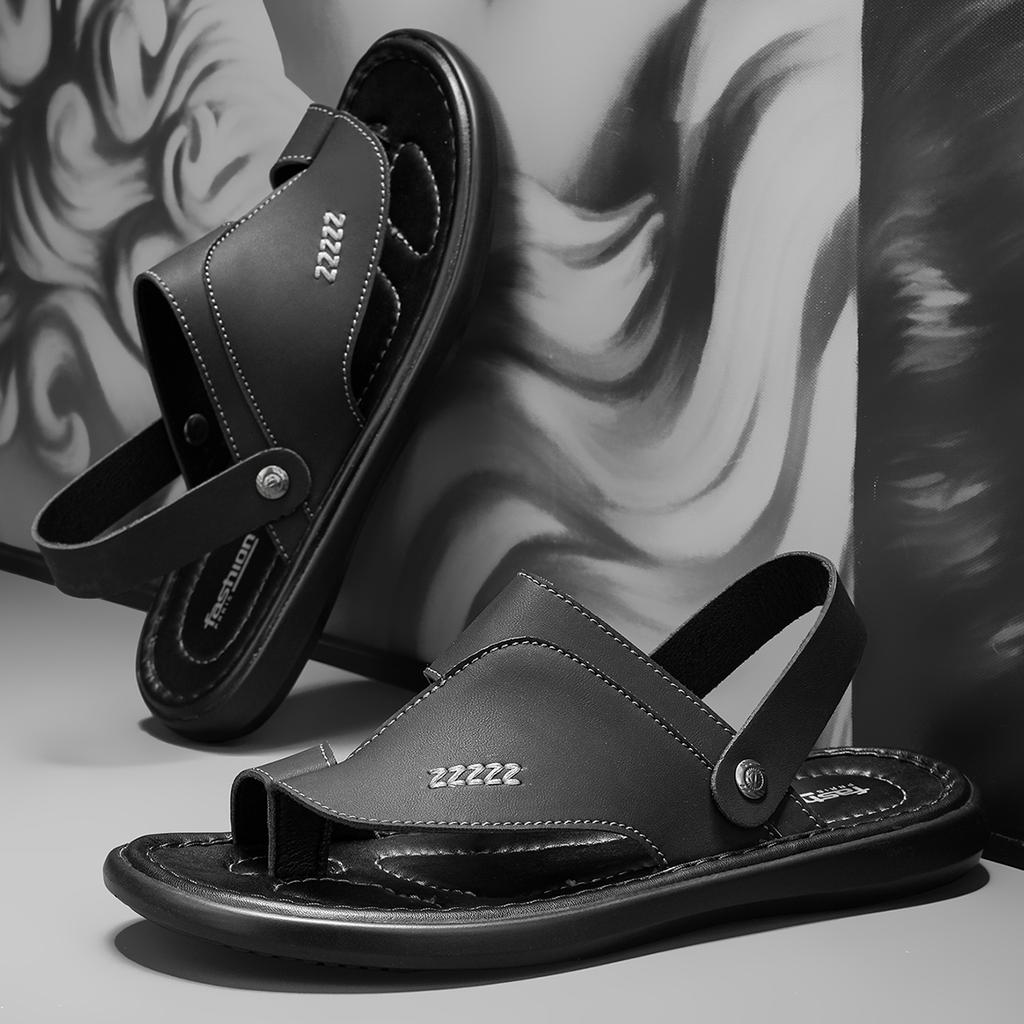 Men's Slippers Sandals Summer New Sandals Male Adult Casual Slippers For Men Beach Shoes Non-slip Open-toe Sandals For Outdoor