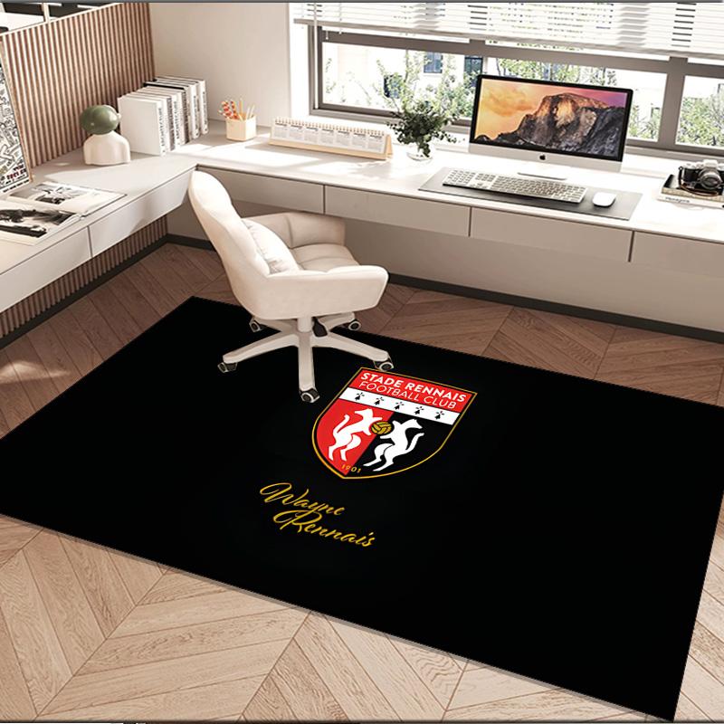 1PC rug Stade Fc Emblem Carpet, Chair Rug,Area Rug for Office Bedroom living rooms bedroom, Doormat decor Christmas fan gifts