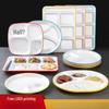 Commercial Melamine Divided Meal Tray