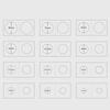 12 Specifications Coin Holders Stamp Holder Cover Coin Supplies Storage Square Cardboard Case Coin Album Collection Clip Flip