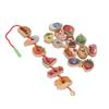 Threading Stringing Game Wooden Lacing Beads Toy Logical Thinking Early Educational Toy for Toddler