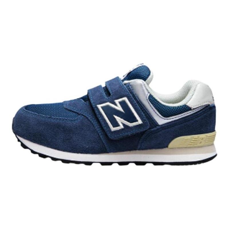 New Balance 574 Kids Soft Comfort Low Casual Shoes Blue KV574VNY 35.5