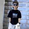 Boys' Trendy Korean Style Pure Cotton Short-Sleeve T-Shirt – Summer Clothing for Middle & Large Children