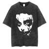 Rapper Playboi Carti Álbum Musical Die Lit Camiseta Lavada Hombres Mujeres Hip Hop Camisetas Populares Moda Camisetas Góticas Algodón Streetwear