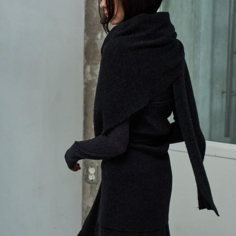 GRIDA-J Wool Blend Best Type muffler