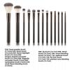 13 Coffee Makeup Brush Sets, Soft-bristled Concealer Brush, Lip Brush, Eyeshadow Brush, Loose Powder Brush, Detail Brush, Makeup Tool.